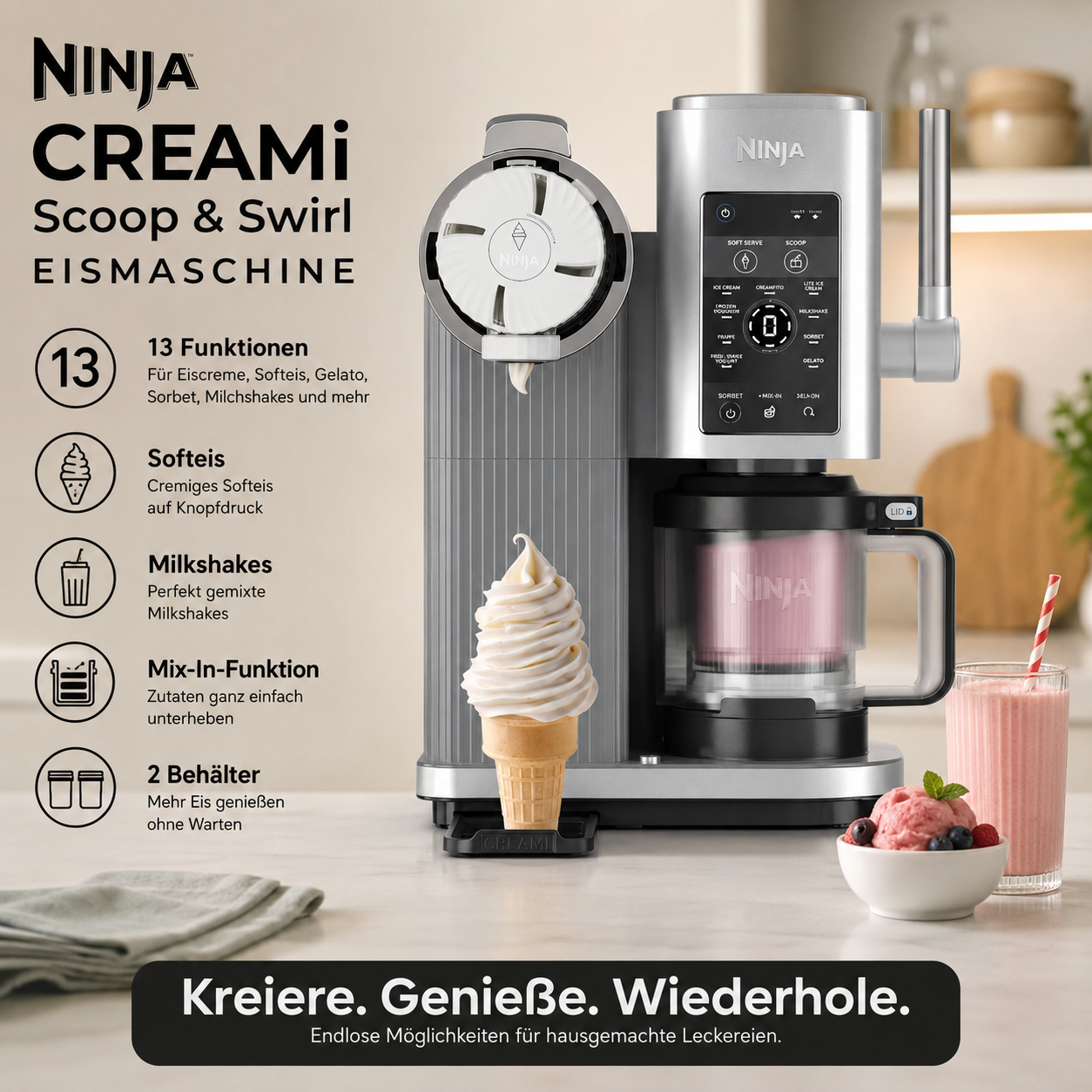 Ninja CREAMi Scoop & Swirl