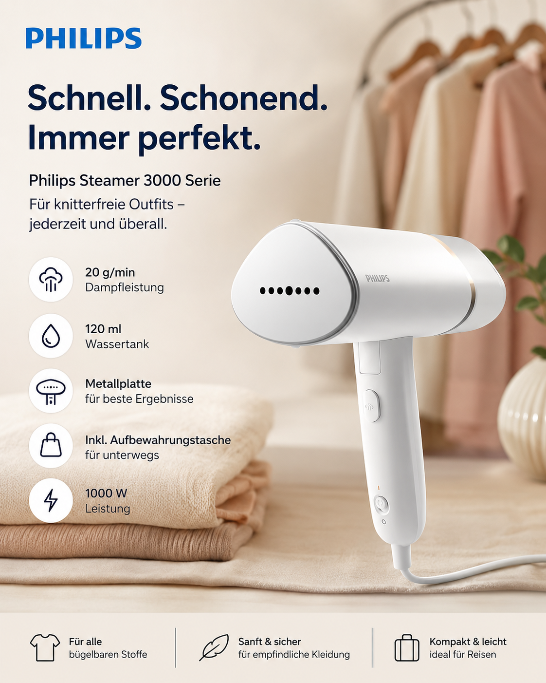 Philips Steamer 3000 STH3020/10
